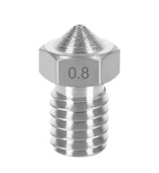 Tryska z nehrdzavejúcej ocele z nehrdzavejúcej ocele V6 A2 M6 0,8 mm 1,75 mm Prusa E3D