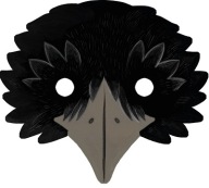 Havran maska ​​​​havrana