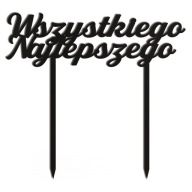 čierna ozdoba na narodeniny