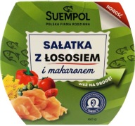 ŠALÁT S ÚDENÝM LOSOSOM A CESTOVINAMI 160 G SUEMPOL