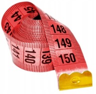 Tradičný viacfarebný krajčírsky meter, 150 cm