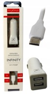 NABÍJAČKA DO AUTO 2USB microUSB KÁBEL Infinity