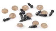 Oči pre maskoty, čierne, 5mm x 10ks.