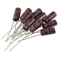 Elektrický kondenzátor 1uF 50V Low ESR – [10ks]