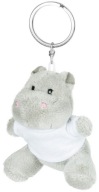 Maskot Keychain Hippopotamus Patsy v tričku - 8cm