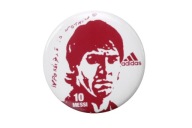 Messi Argentína Mundial odznak Adidas