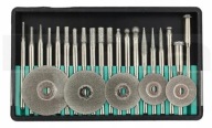 MINI diamantové frézy 25 ks