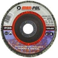 KLAPAČKOVÝ KOTOUČ KLAPAČKOVÝ BRÚSNY KOTOÚČ 125mm GR 80