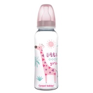 Canpol úzka fľaša 250ml AFRICA ružová