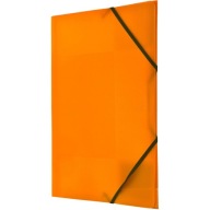 Zložka s gumou v rohoch A4 PP oranžová BT624-