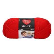 Detroit Red Heart Red Akrylová priadza *1073*