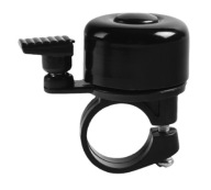 HLASITÝ ZVON NA BICYKEL PRE BEZPEČNÚ JAZDU ČIERNA FARBA