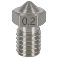 OCEĽOVÁ TRYSKA V6 0,2 mm 1,75 mm M6 PRUSA 3D TLAČ