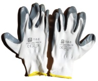 Ochranné rukavice TEC NITRI GREY veľkosť 9
