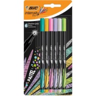 BIC Intensity Finelines 6 pastelových farieb