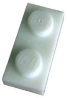 LEGO PLATE 3023 1x2 žiara v tmavých žiarach v noci (1g)