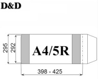 OBAL A4/5R výška 292mm D&D