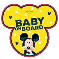 VÝSTRAŽNÁ TABUĽKA NA OKINÁ AUTA Sedem Disney Mickey Mouse