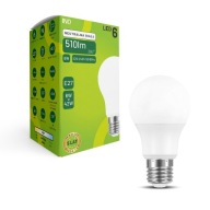 LED ŽIAROVKA LED svietidlo E27 6W 510lm A60 4000K neutr.