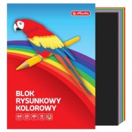 Farebná podložka na kreslenie A4 20k 80g/m2 HERLITZ