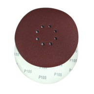 Kotúče na suchý zips 225 mm P100 brúsny papier 10 ks otvory otvory žirafa kotúč