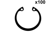 FA1 VNÚTORNÝ PRSTEN FISCHER DIN 472 28 MM BAL-100 KS 753.520
