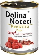 DOLINA NOTECI PREMIUM ČISTÁ HOVÄDZÁ HNEDÁ RYŽA 800g