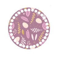 BSZ713-UV Základňa košíka, kruh, 15cm, veľkonočná ružová