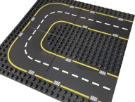 Stavebné dlaždice Street bend na bloky