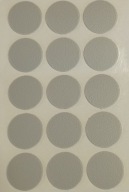 Samolepiaca čiapočka šedá 20mm 93520 15 ks