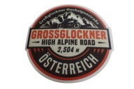 NÁLEPKA GROSSGLOCKNER HOCHALPENSTRASSE NÁLEPKA 6,6 x 6,6 cm KOLEKCIA