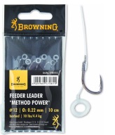 Náväzce FEEDER POWER METOD BROWNING s elastickým pásom #14