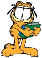 NÁLEPKA NA OKENNÉ SKLO ZRKADLO MAČKA GARFIELD KAT