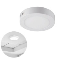 Prisadené okrúhle LED stropné svietidlo 6W neutrálne + napájací zdroj