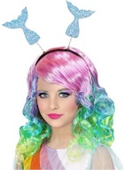 ČELENKA MERMAID TAILS MERMAID TAILS MODRÝ GLITTROVÝ KARNEVAL