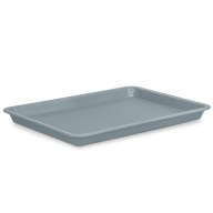 KUCHYNSKÝ ZÁSOBNÍK UNIVERZÁLNY ZÁSOBNÍK 25x18CM SIVÝ REGÁL NA POTRAVINY