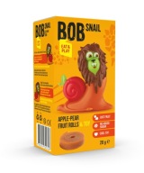 Bob Slimák Zdravé ovocné pochutiny Jablko Hruška s hračkou 20g