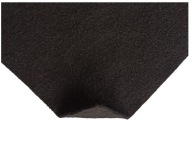 Plsť metráž koberec koberec technická plsť ČIERNA 150x50 2,5 mm