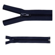 Zips 50cm Tailor Navy Blue 5 ks