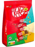 Nestle KitKat MiniMix 5 príchutí Plnené vaflové tyčinky 197,4 g DE IMPORT