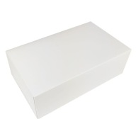 Tortová krabička - biela, 25 x 15 x 8 cm