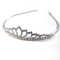 DIADEM TIARA svadobné CROWN zdobenie vlasov spoločenstvo