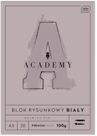 Interprintový blok, biely, A3, 20 listov, 100g ACADEMY PREMIUM