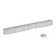 Neodymový tanierový magnet MPŁ 3x3x1 N38, sada 50 kusov
