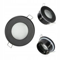 Hermetické halogénové očko pre Soffit Matt Black IP44