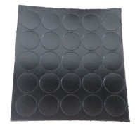 Čiapky na nábytok samolepiace 14 mm ČIERNA F548 25 ks