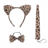 panter outfit mačiatko SRUHOVÁ MOTÝĽKA TAIL prestrojenie karnevalový gepard