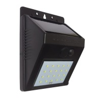 SLNEČNÁ LAMPA SO SÚMRAKOVÝM SNÍMAČOM NÁSTENNÁ LAMPA 20SMD