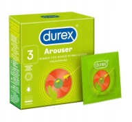 Durex Durex Arouser kondómy 3 ks, vrúbkované