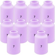 10x keramická tryska TIG #7 54N15 SR17 SR18 SR26